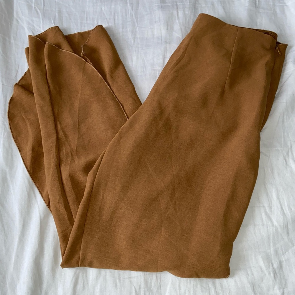 Wrap slit pants
